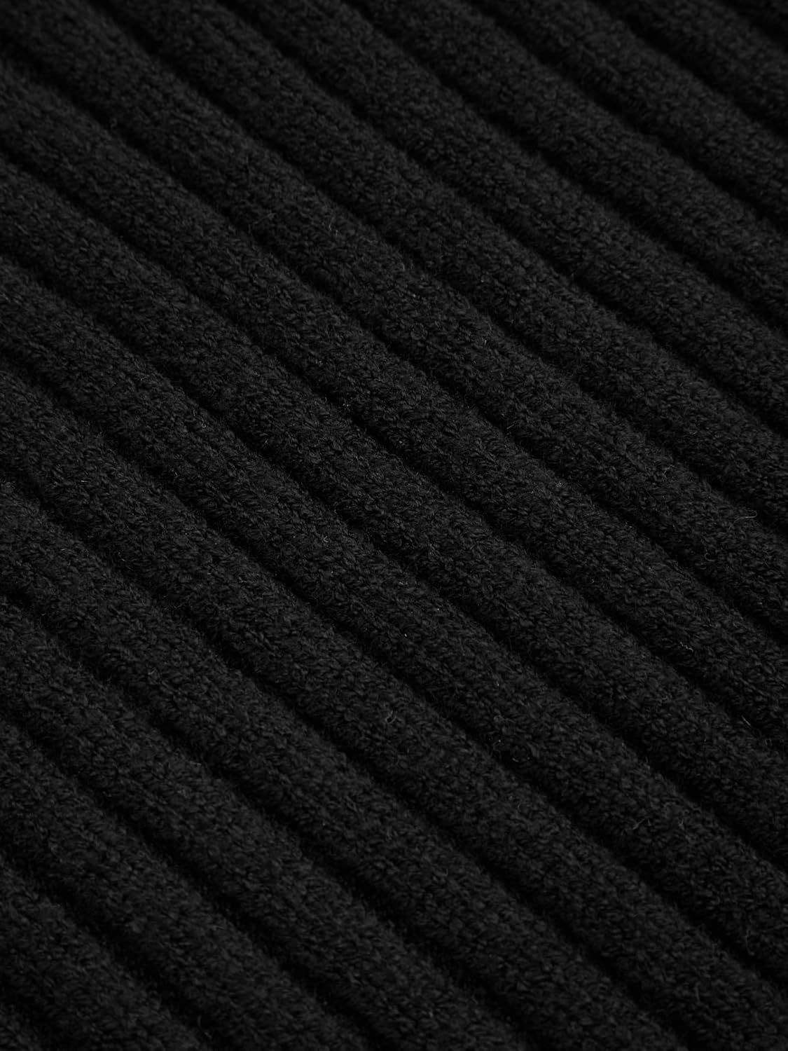 CIDER Strick Damen Crop Top Sweater Set Turtleneck High Neck Wrap Shrug Cami Set Top