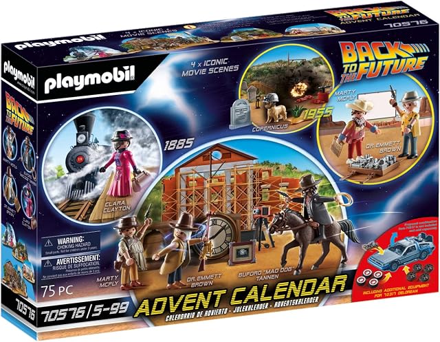 PLAYMOBIL Kalendarz adwentowy 70576 "Back to the Future Part III", od 5 lat