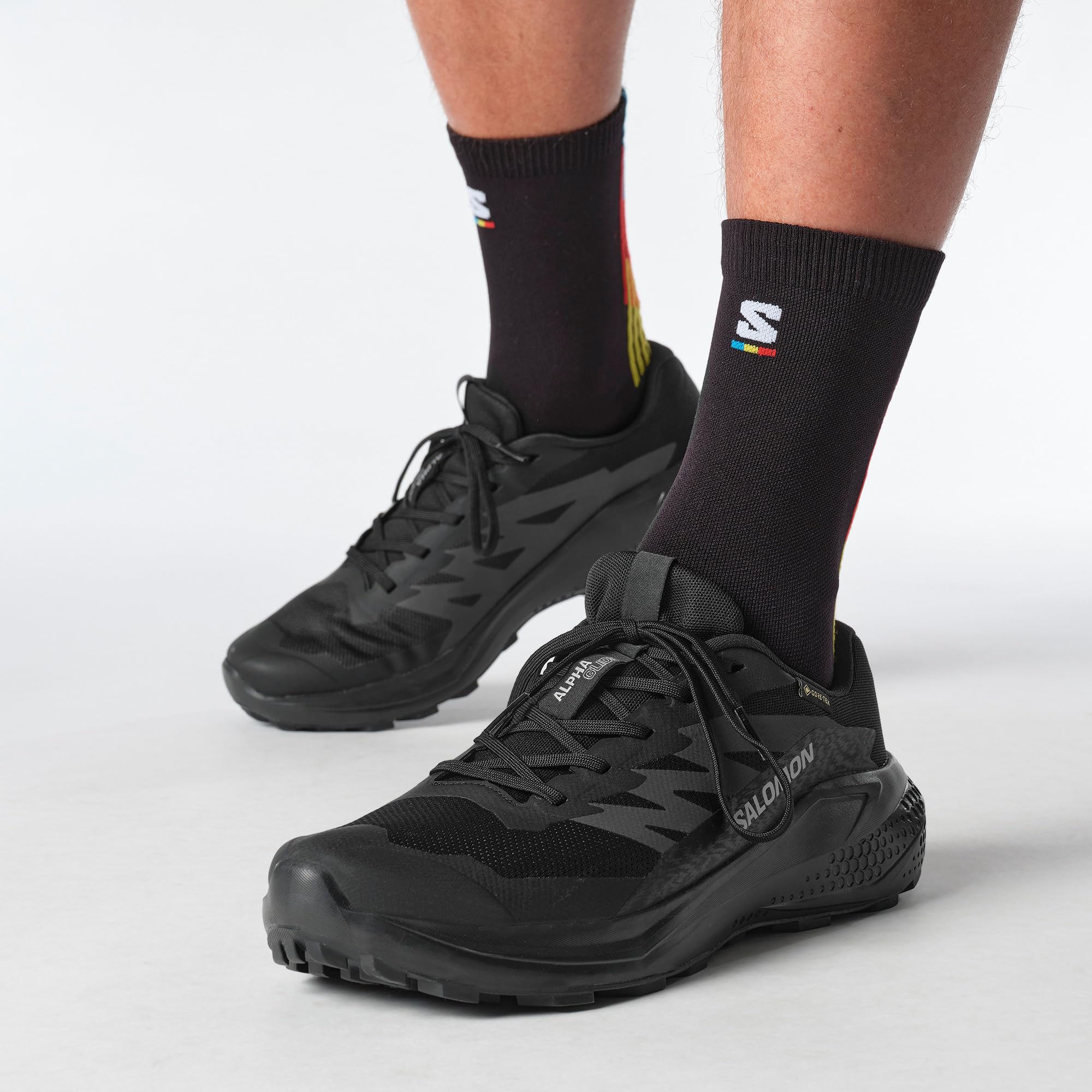 Salomon ALPHAGLIDE Gore-Tex Impermeables Zapatillas de Senderismo para Hombre