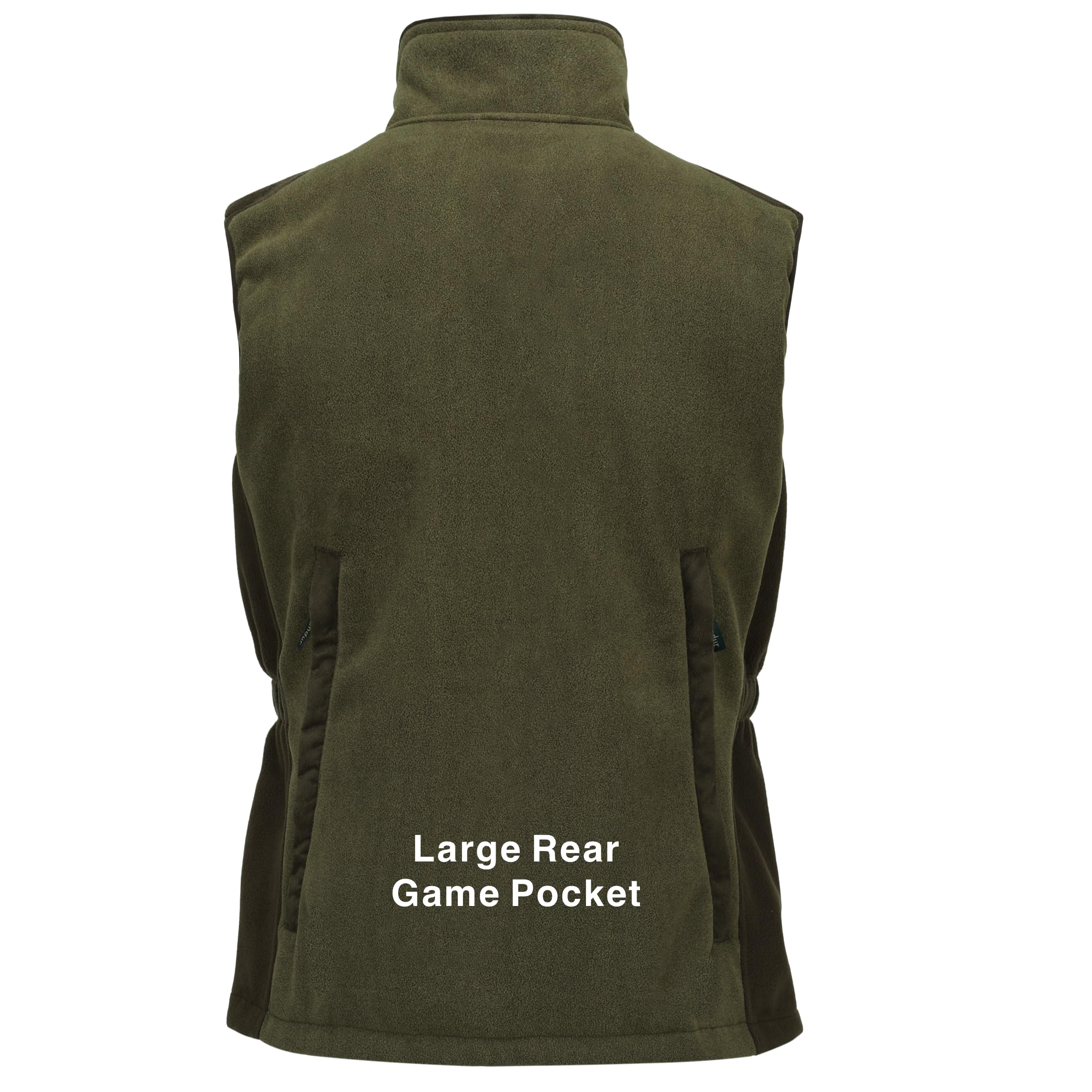 Jagdweste Fleece Schießweste atmungsaktive Hundetrainerweste Outdoor-Weste mit mehreren Taschen Haustiertrainer für Herren