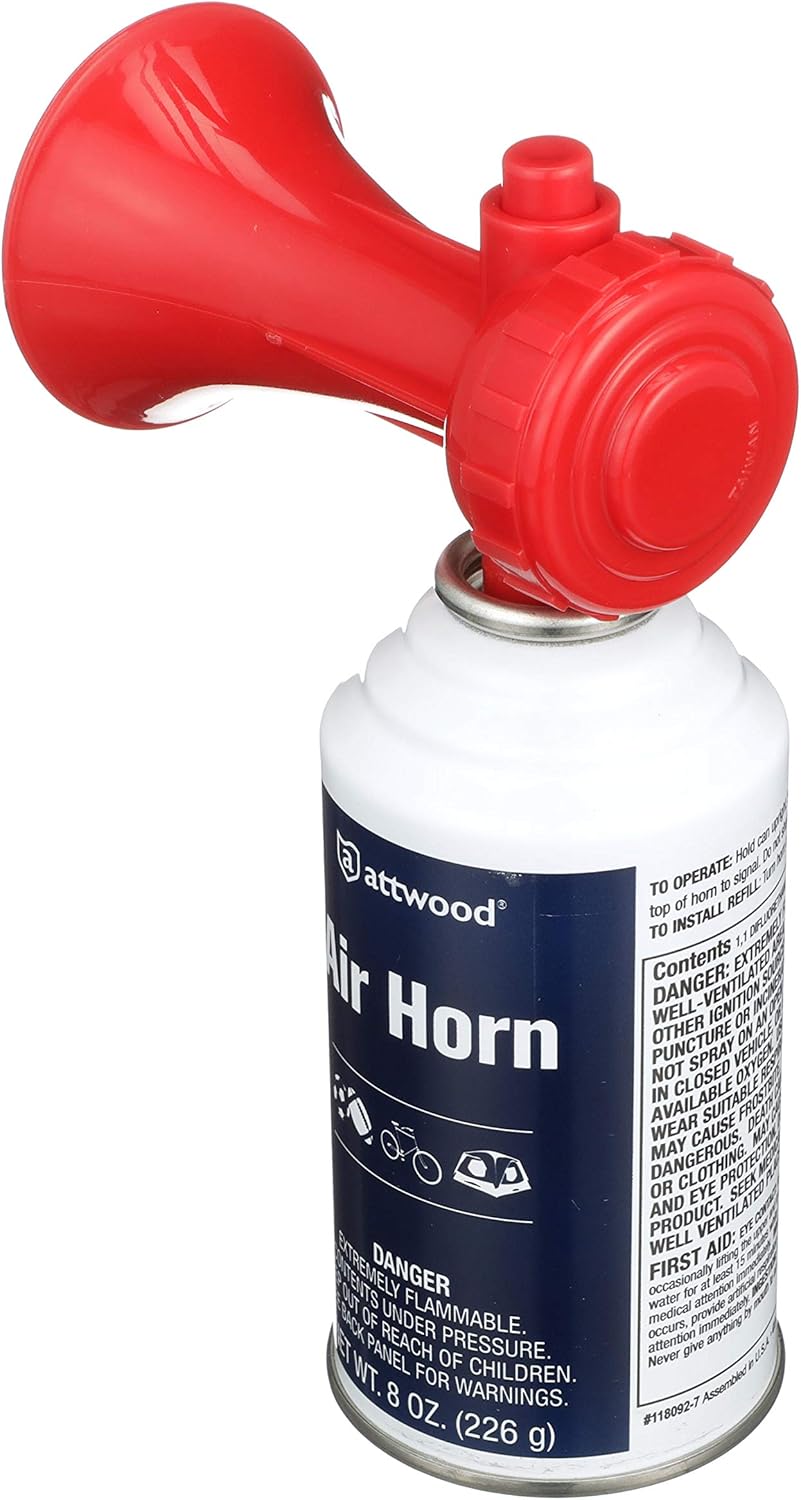 attwood 118092-7 Portable Boat Air Horn 8-oz : Sports & Outdoors
