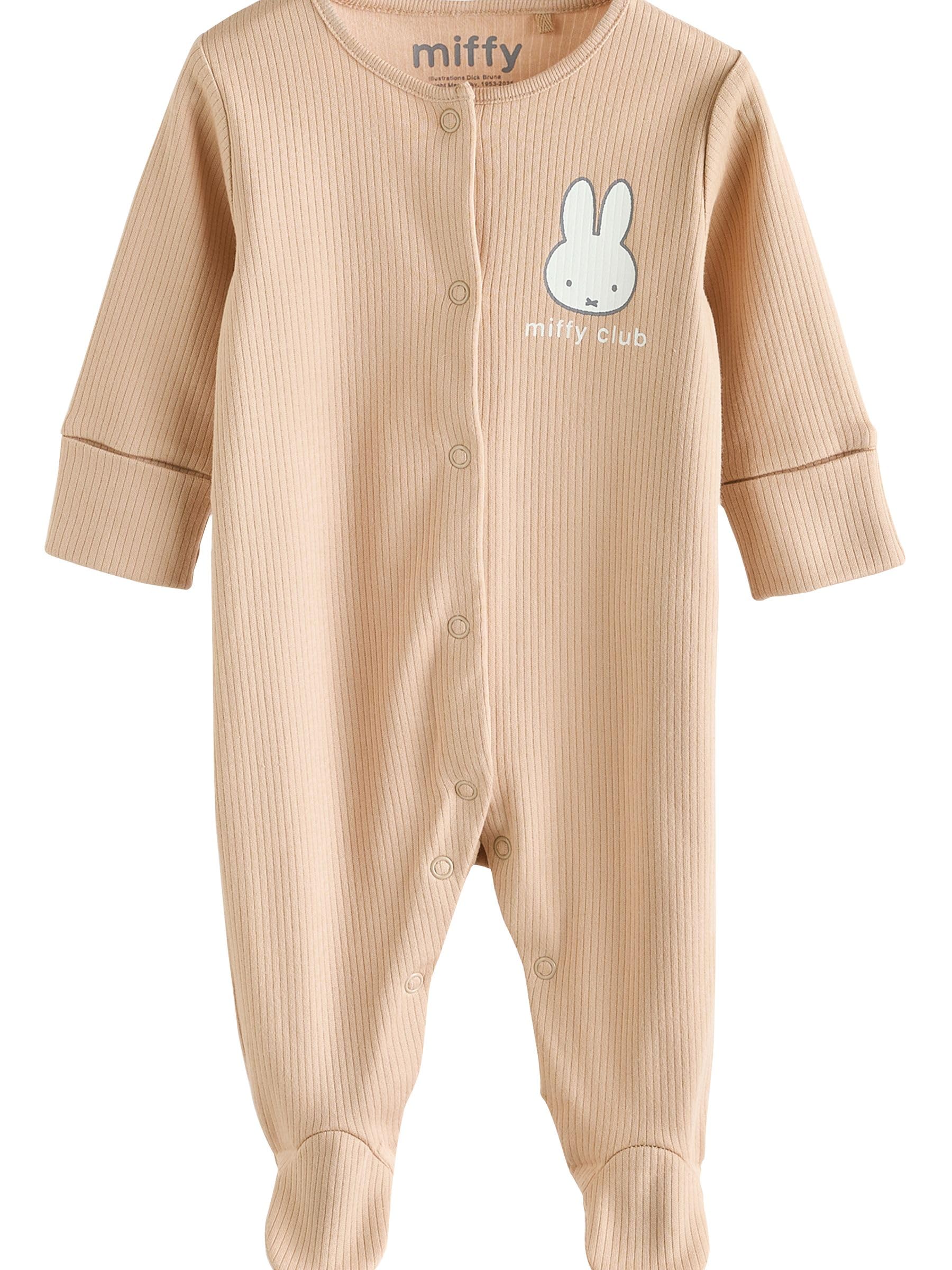 NEXT Noworodki unisex Zestaw 3 par śpioszków niemowlęcych Miffy
