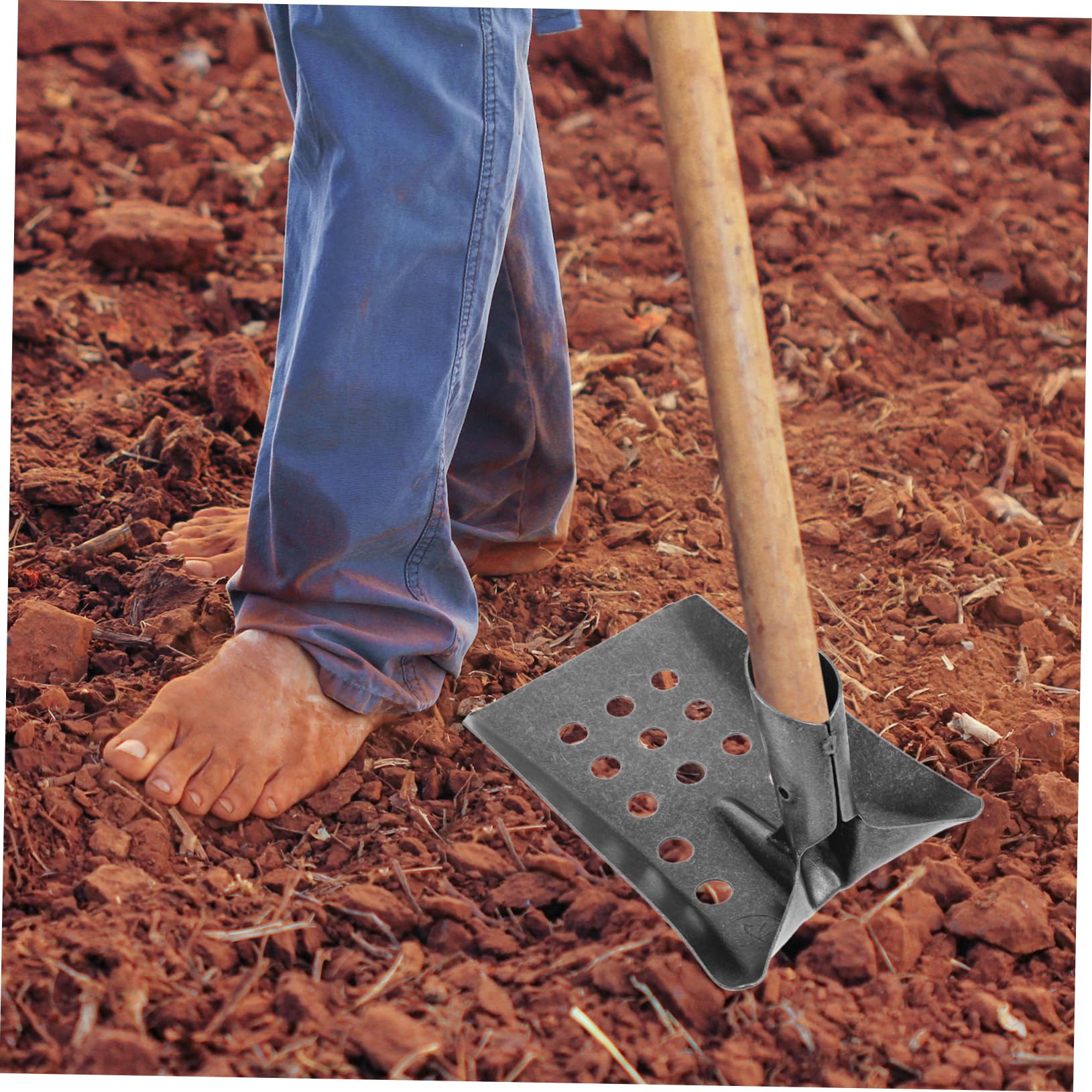 Metallschaufel Mit Sieb Für Abfluss Reinigung 24X15X14Cm Vielseitige Abflussschlammschaufel Für Garten Gräben Und Abwasserkanäle Effiziente Mehrzweck Schlammsiebwerkzeug