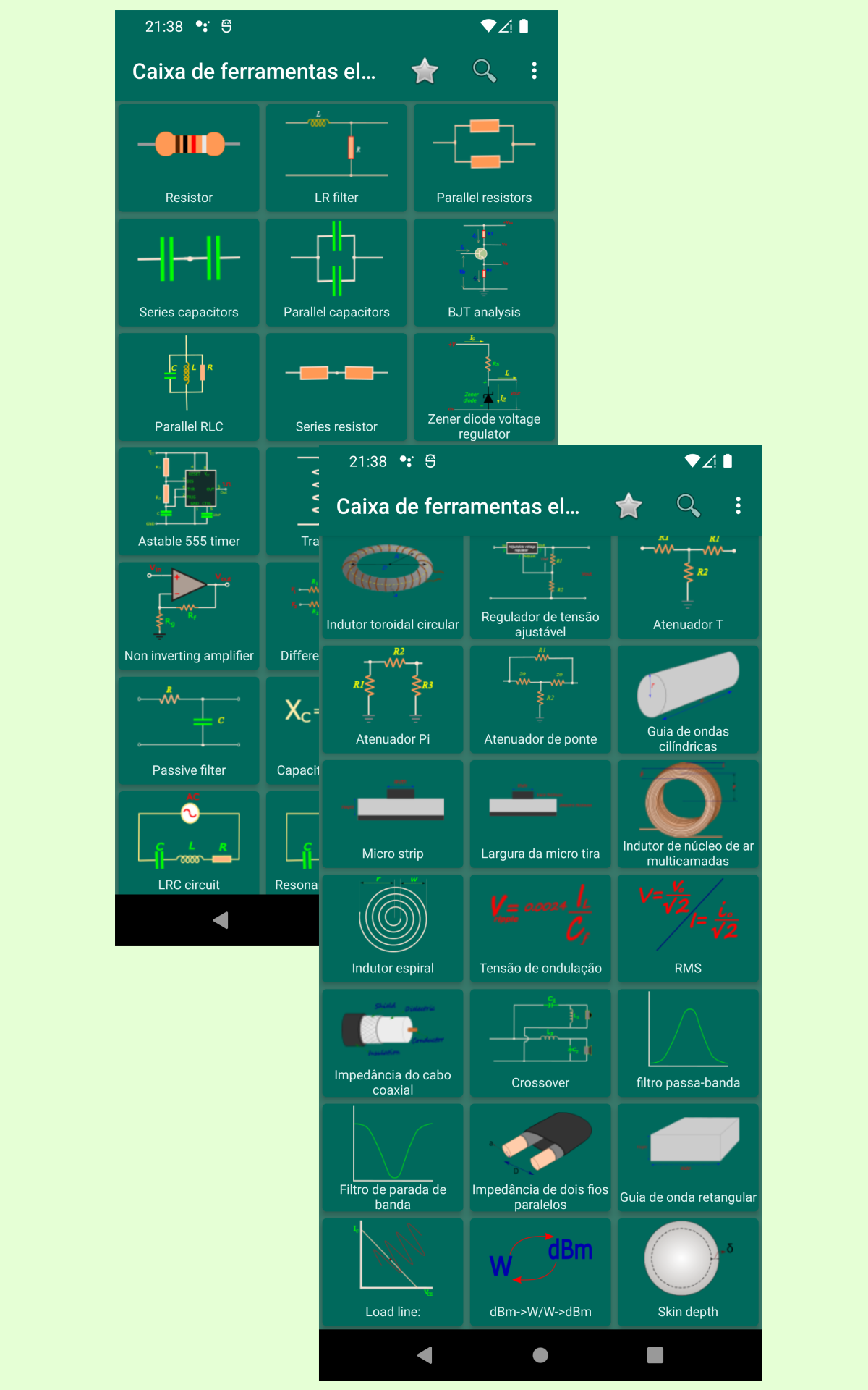 Calculatronics: Calculadora de circuitos eletrônicos - Aplicativo na ...