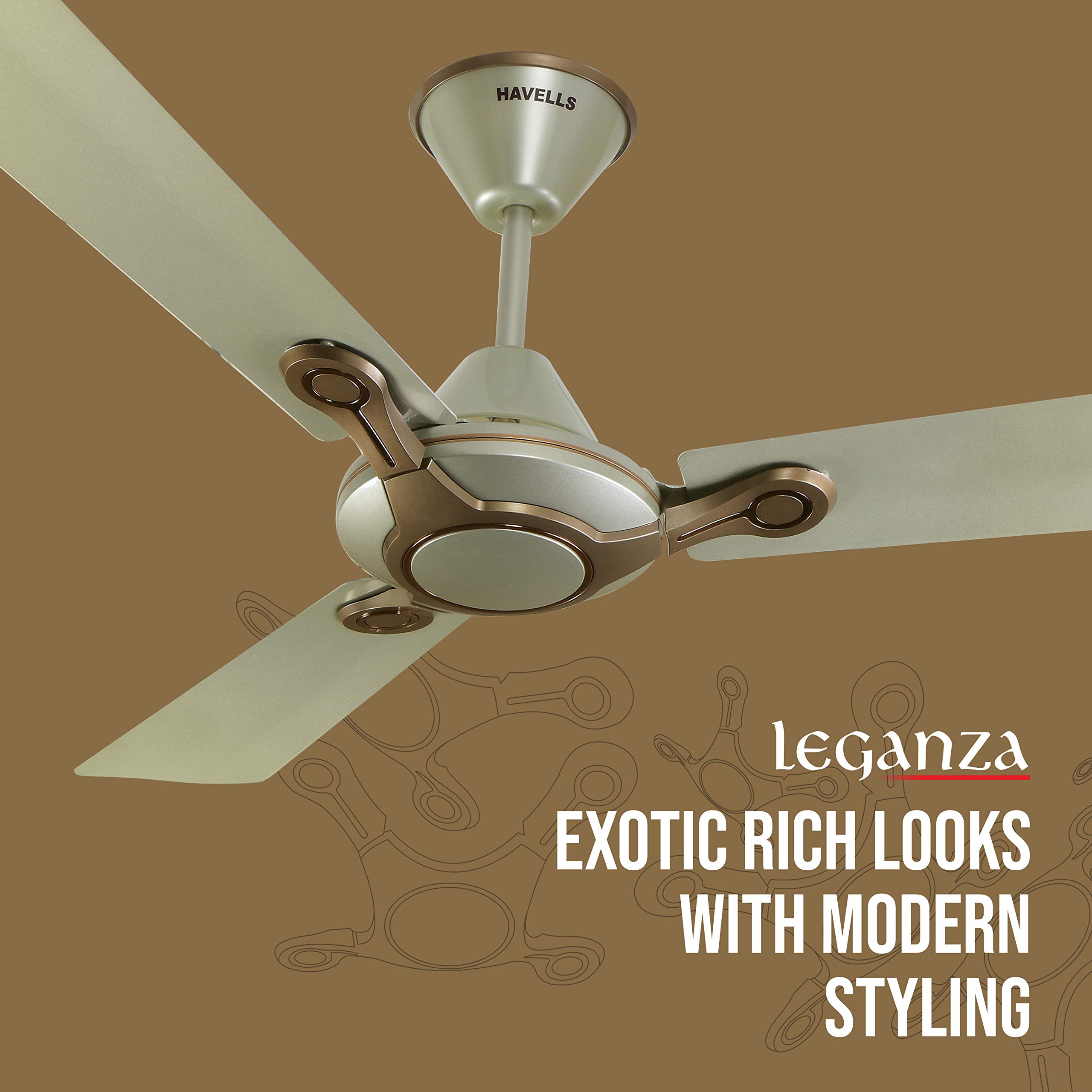 Havells Leganza Ceiling Fan - Bronze Gold -3