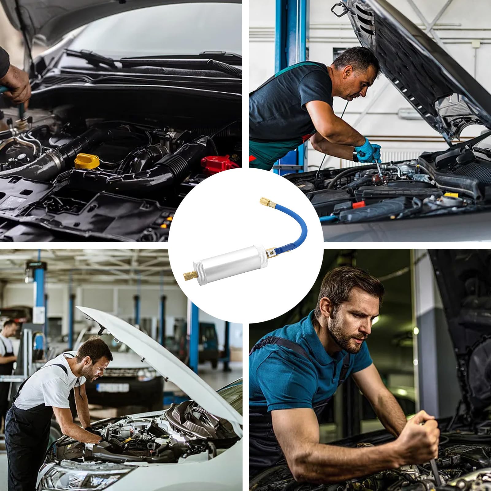 Iniettore di olio per aria condizionata automobilistica, sistema di refrigerante per impianto di raffreddamento A/C | Olio per aria condizionata auto per sistema refrigerante R134A R12