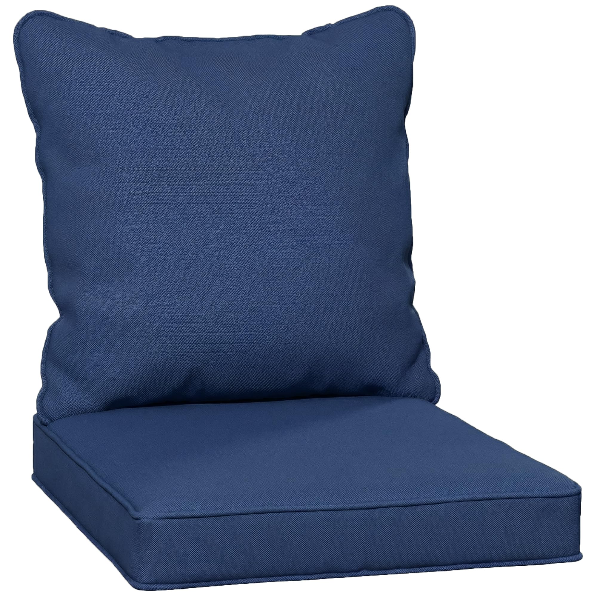 Outsunny Cushion Set With Seat & Back PadCushion OnlyDark Blue from B&Q