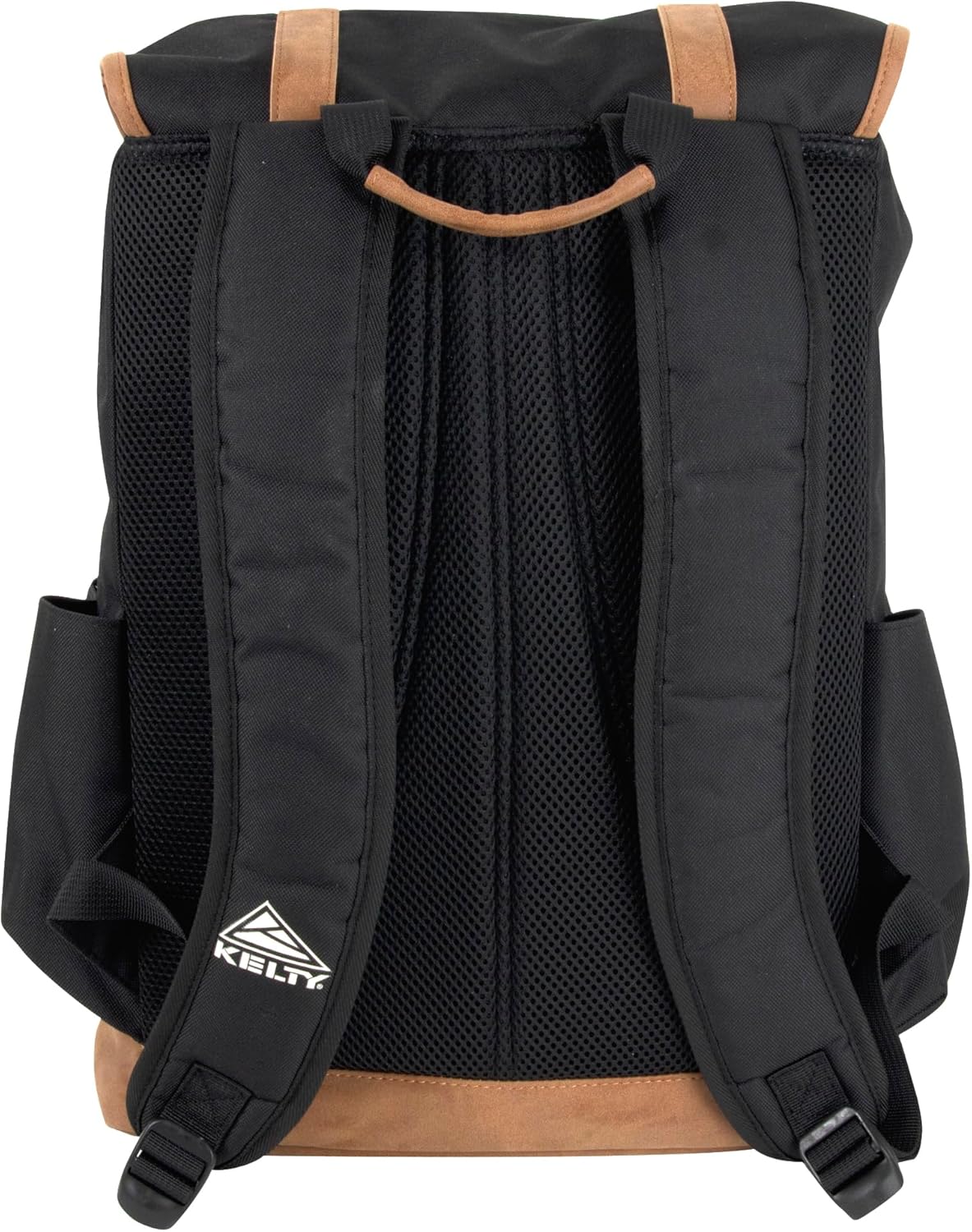 Kelty 18 Inch Laptop Travel Backpack, Drawstring Anti-Theft Backpack with Laptop Compartment, Side Pockets for Men, Women (Black Travel Rucksack) - Image 5