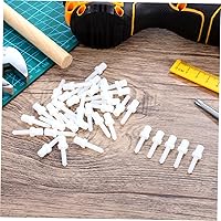 Vista 5 de Housoutil Reparación de la persiana del obturador 60pcs Reparación del obturador Puerta de Gabinete Plástico Blanco Único Primavera