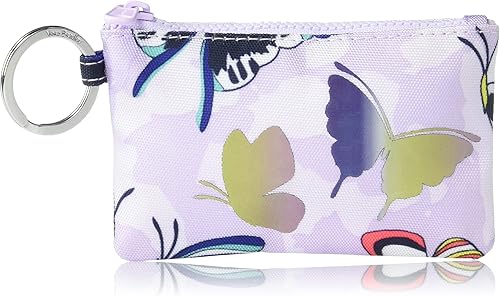 Vera Bradley Womens Recycled Lighten Up Reactive Zip Id Case Wallet