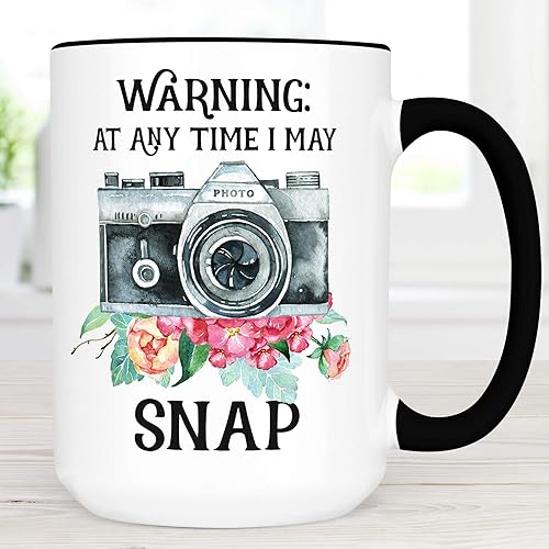 Miniatura 1 de Funny Camera Coffee Mug  Gift for Photographer  Microwave and Dishwasher Safe Ceramic Cup