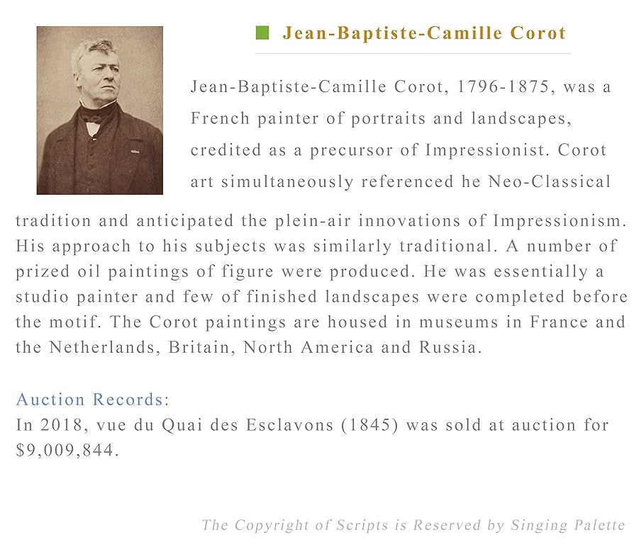 NISSHA BELART コロー複製画 Yahoo!オークション -「コロー」(美術品) の落札相場・落札価格