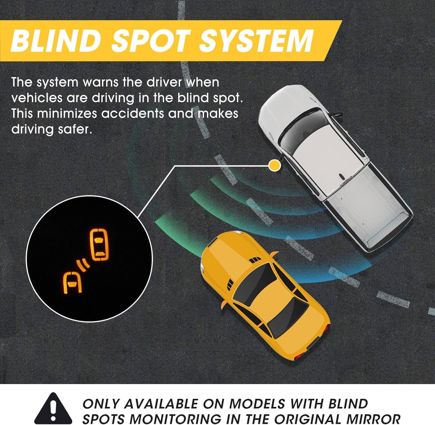 Towing Mirrors for 2007-2021 Tundra, 2008-2017 Sequoia with Power Glass Heated Arrow Turn Signal Blind Spot Light Extendable Fold Pair Set