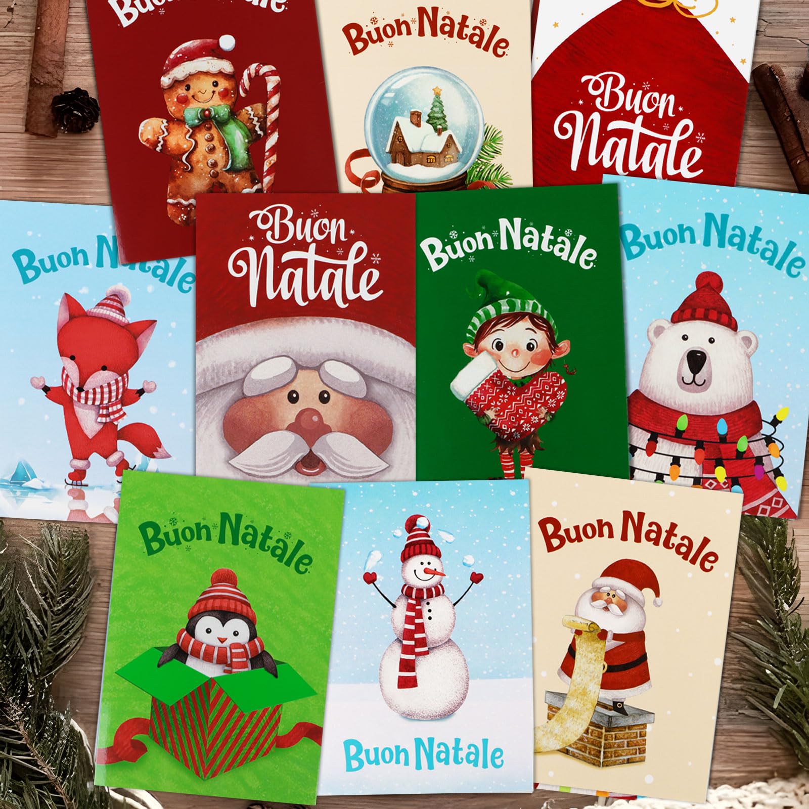 Brainbox Candy - Biglietti di Natale per amici - Biglietti di Natale