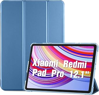 ProCase Cover for Xiaomi Redmi Pad Pro 12.1", Slim Stand Hard Back Shell Smart Cover for Xiaomi Redmi Pad Pro 12.1" -Blue