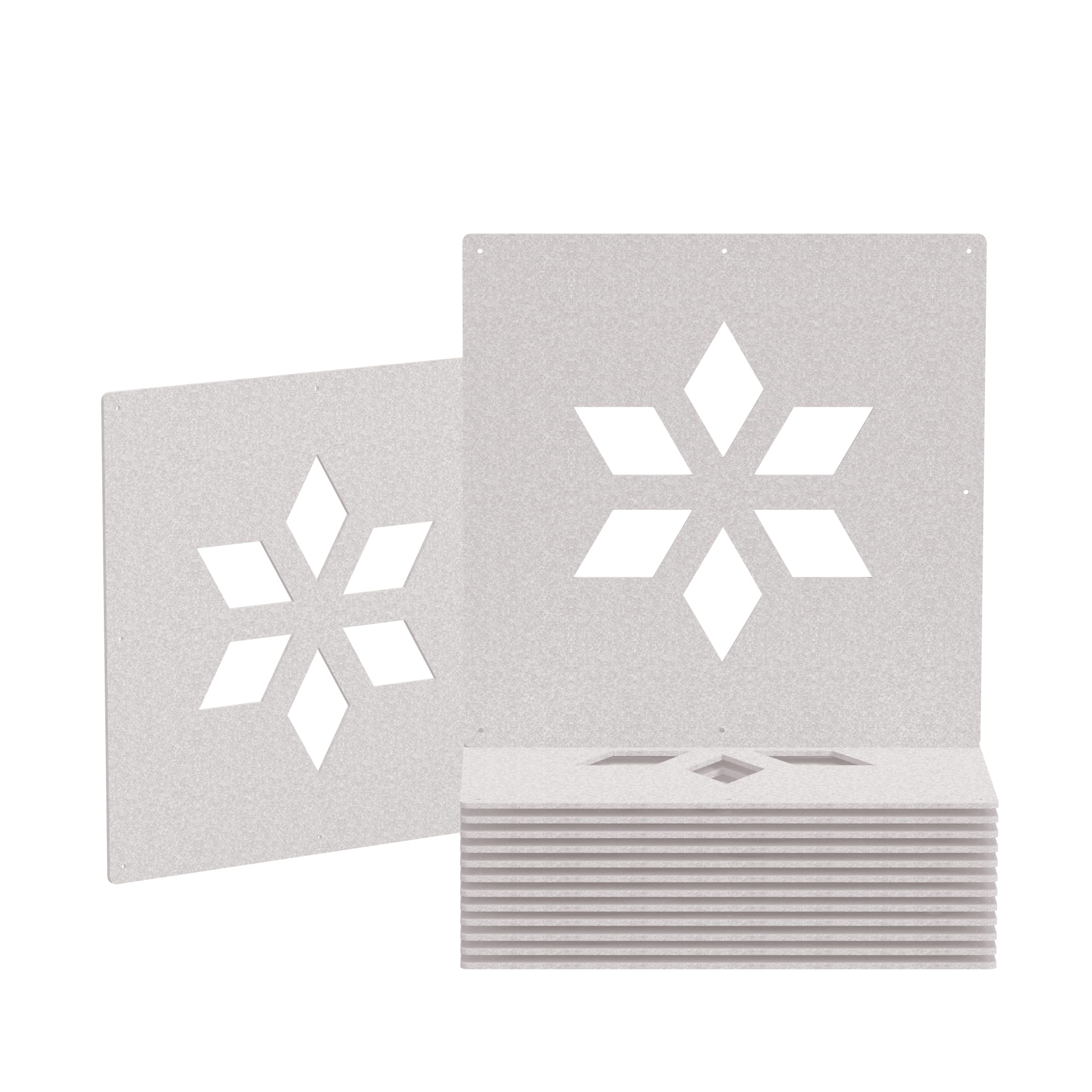 Felt Room Dividers - 12 Panels Oatmeal -5 Felt Room Dividers - 12 Panels Oatmeal -5