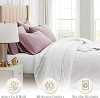 Vista 65 de Southshore Fine Linens® - Vilano® Springs - Par de fundas de almohada plisadas, color verde azulado, estándar (Queen)