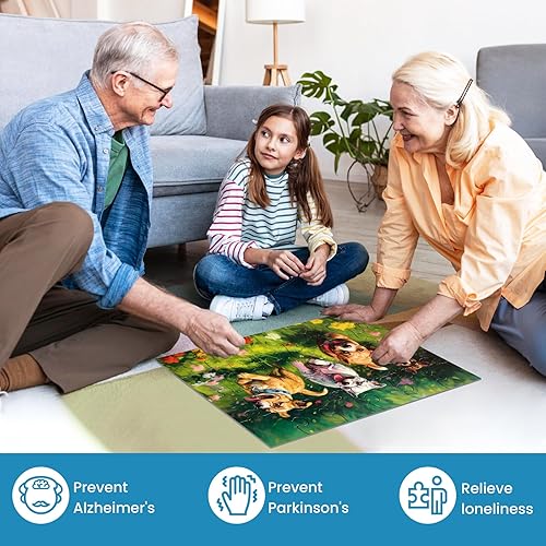 Miniatura 7 de Rompecabezas de 24 piezas grandes para personas mayores, rompecabezas de madera con demencia para adultos mayores, rompecabezas fácil de colibrí,