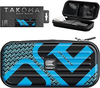 Target Darts Takoma Tag Cartera de Dardos, Tamaño Regular, Azul | El Estuche de Dardos Tiene Capacidad para 3 Dardos | Soporte Protector de Dardos de EVA con Bolsas Interiores con Doble Cierre