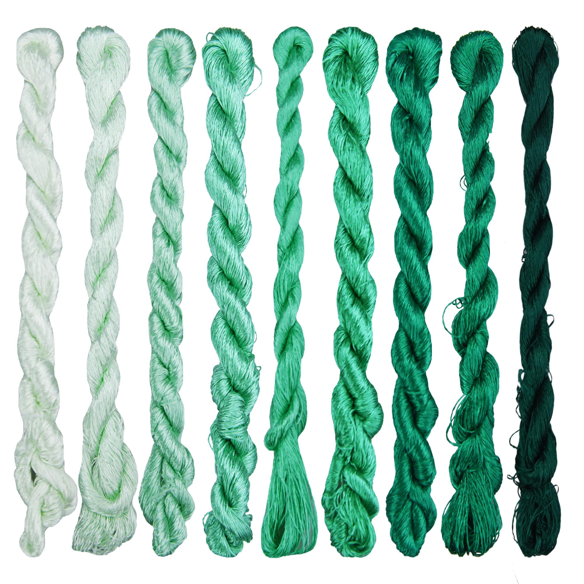 むにゃ❁⃘*.゜ Amazon.com: MINGGUXIUYI Natural 100% Silk Thread, Handmade