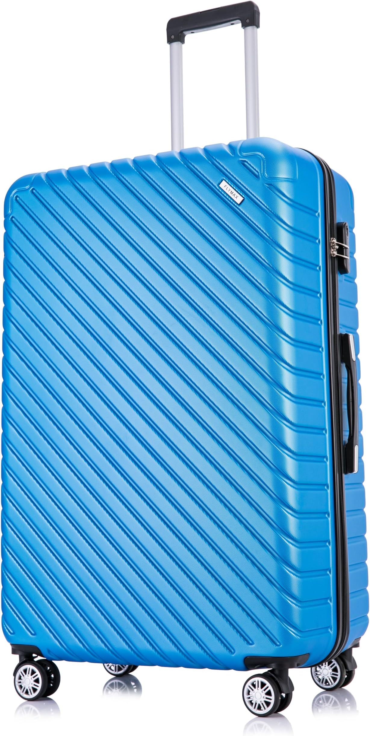 32" Extra Large Suitcase 4 Wheel Lightweight Suitcases Luggage Hard Shell ABS Travel Case Hold Check in Fits 23kg - 35kg + 3 Digit Lock + 1 Year Warranty 125 Litre Capacity
