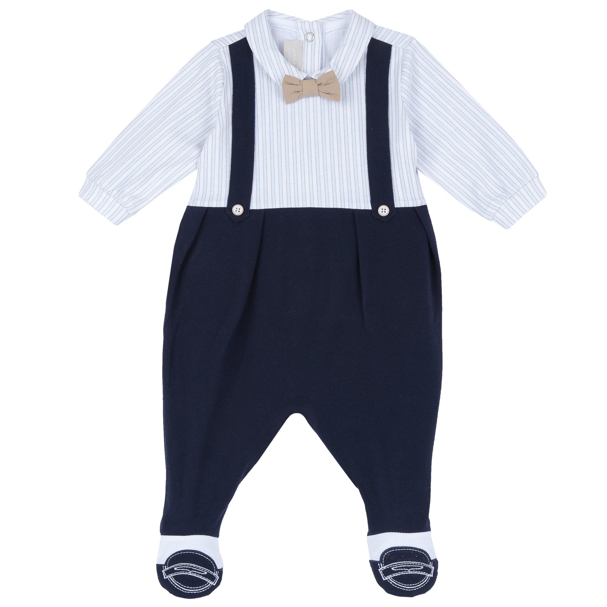 Chicco Tutina Chicco Con Apertura Sulla Schiena In Cotone A