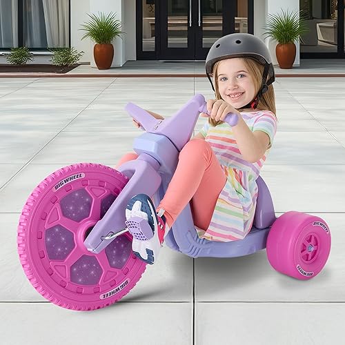 Miniatura 3 de Schylling Big Wheel Dreamer - BWDRM - Triciclo de conducción baja con asiento ajustable para niños en crecimiento de hasta 70 libras. Bicicleta