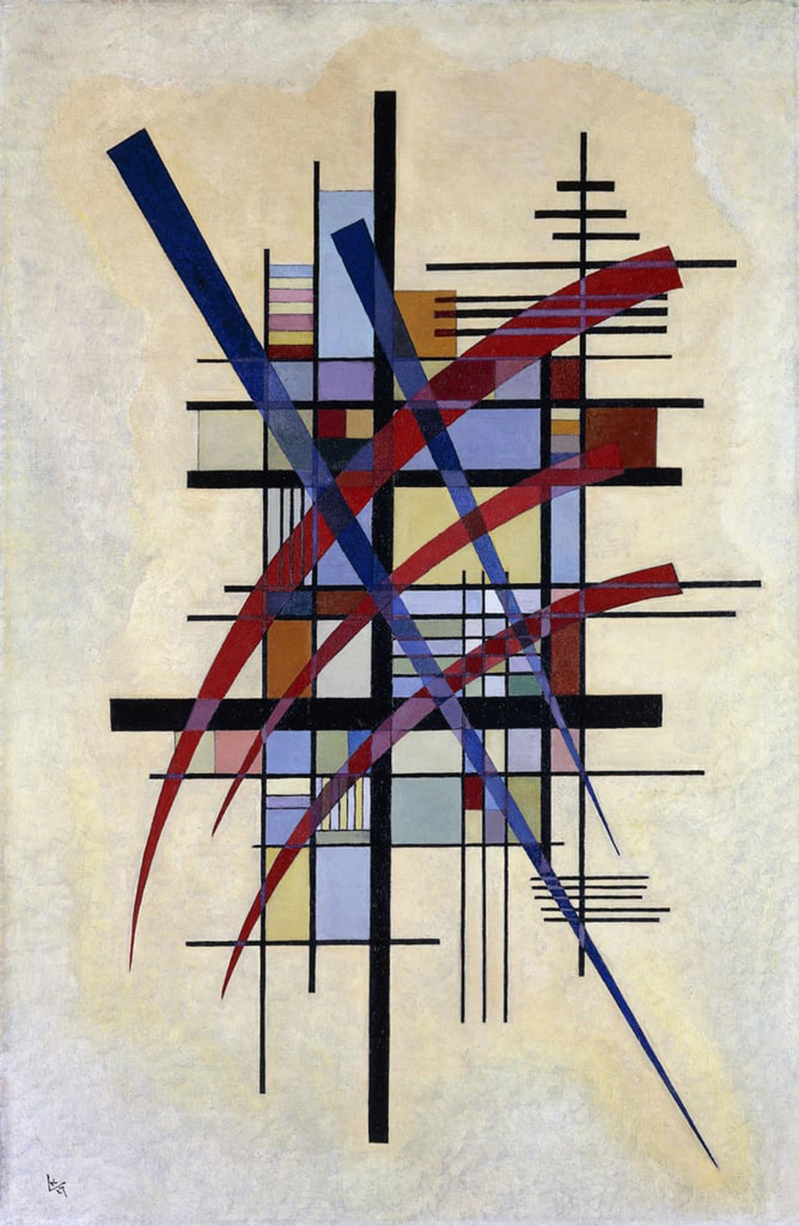 SERENDIPITP Vintage Picture Print on Canvas Wall Art Poster Sign with accompaniment by Wassily Kandinsky Artwork Print Poster for Wall Decor 60x90cm