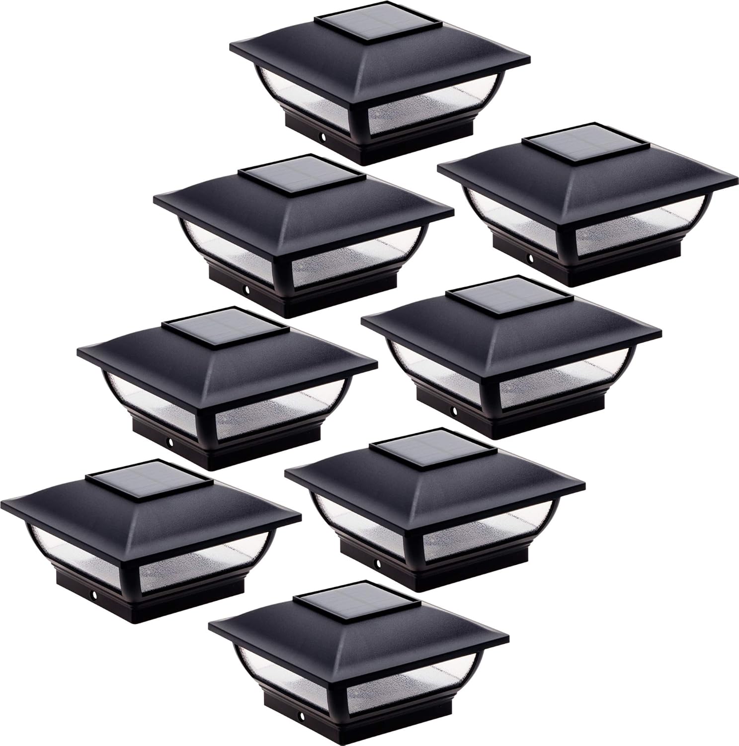Exclusive Discount 50% Price GreenLighting Royalty 7 Lumen Solar Post Cap Light for 4x4 Wood Posts & 4x4 or 5x5 PVC Posts (Black, 8 Pack) Weekly Top Sale GreenLighting Royalty 7 Lumen Solar Post Cap Light for 4x4 Wood Posts & 4x4 or 5x5 PVC Posts (Black, 8 Pack)