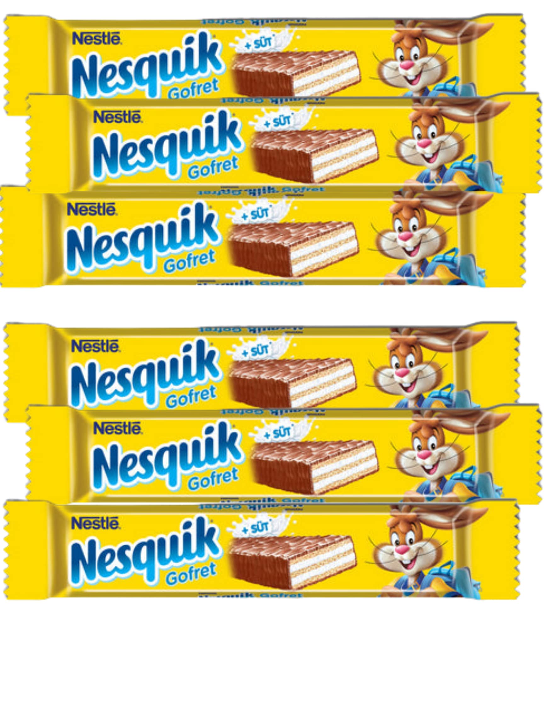 Buy Nestle Nesquik Gofret Chocolate Candy Bars Pack of SIX (6