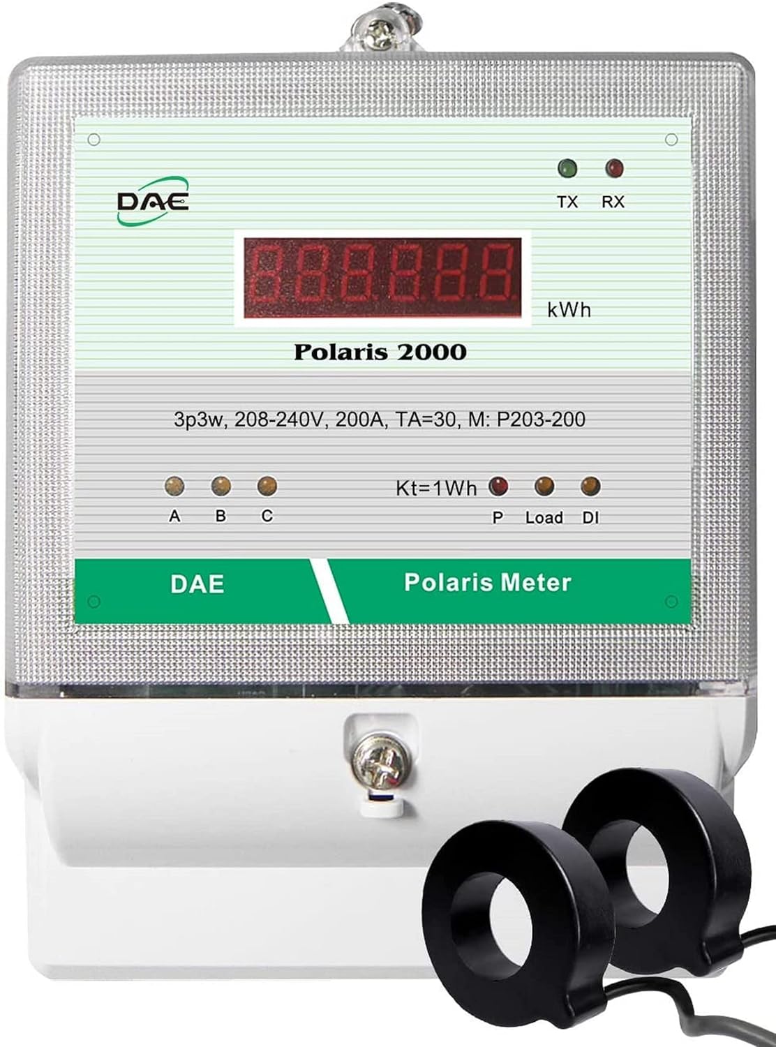 DAE P203-200-S KIT Smart Submeter with two solid current transformers