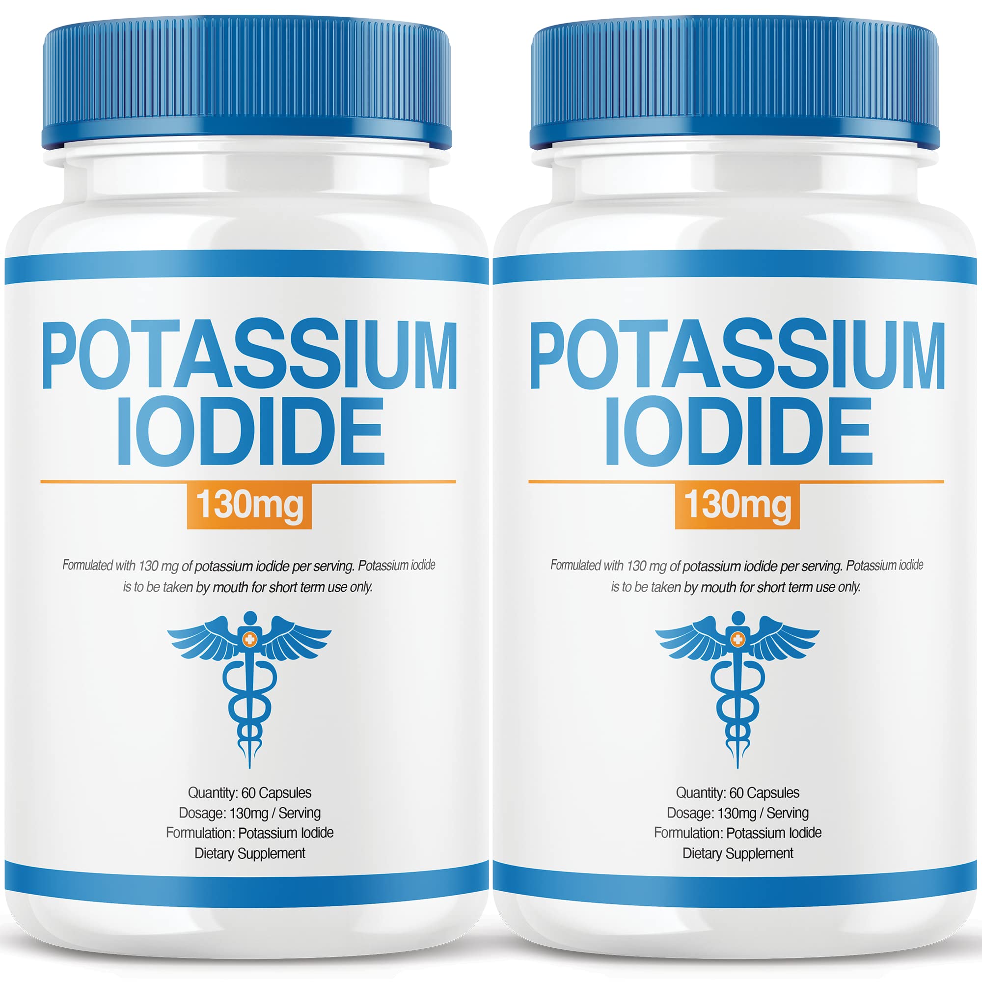 Buy (2 Pack) Potassium Iodide s 130 mg, KI Potassium Iodide Thyroid and