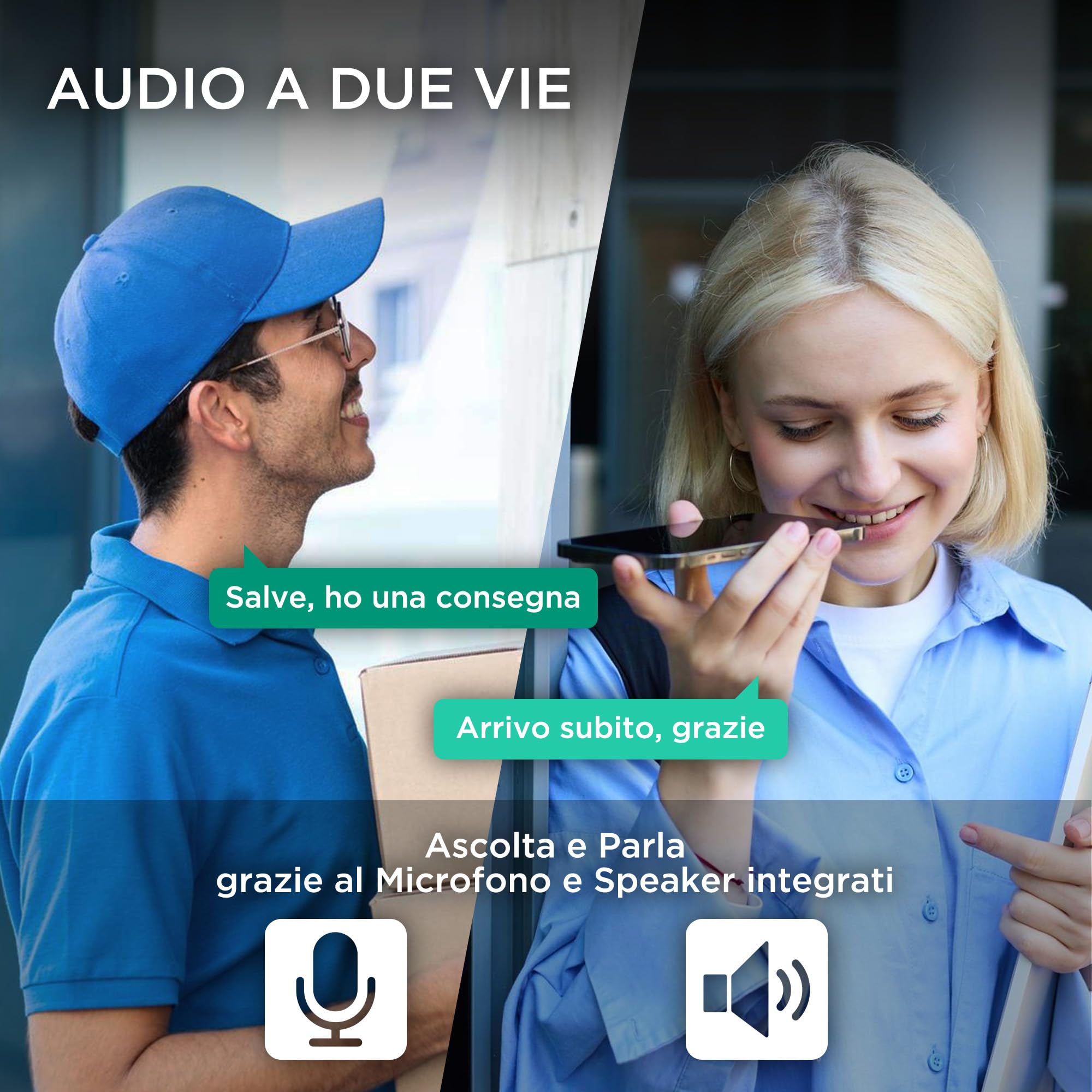 Atlantis Volta Pro PT Telecamera Wi-Fi 3MP motorizzata con solare | A batteria, visione IR/LED, IP65, audio 2 vie, movimento, MicroSD, app, notifiche e cloud, cod. A16-VL88P