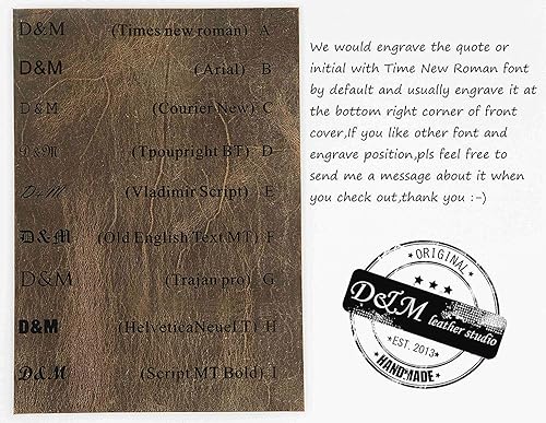 Miniatura 4 de Personalized leather cover with pen holder custom leather cover for large moleskine volant cahier journal notebook MA505NC1