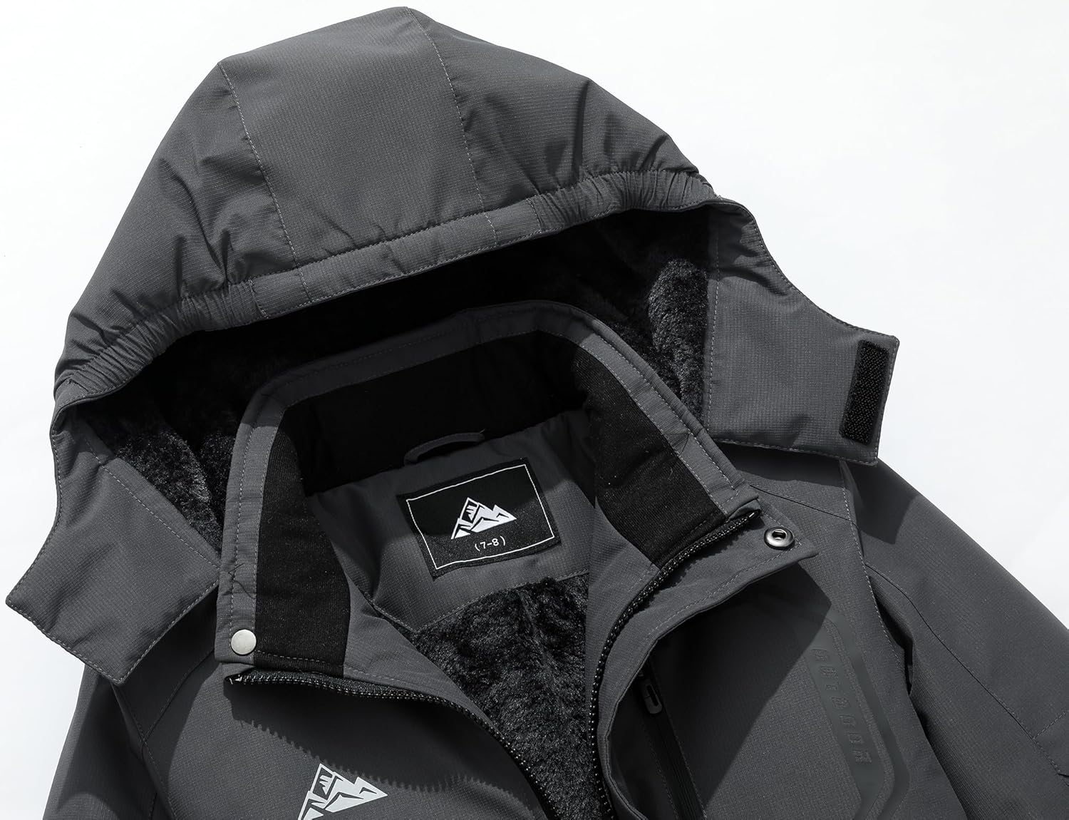 Kids Boy's Winter Waterproof Ski Jacket,Thick Snow Coat with Detachable Hood Warmth Windproof Snowboard Jackets - Image 4