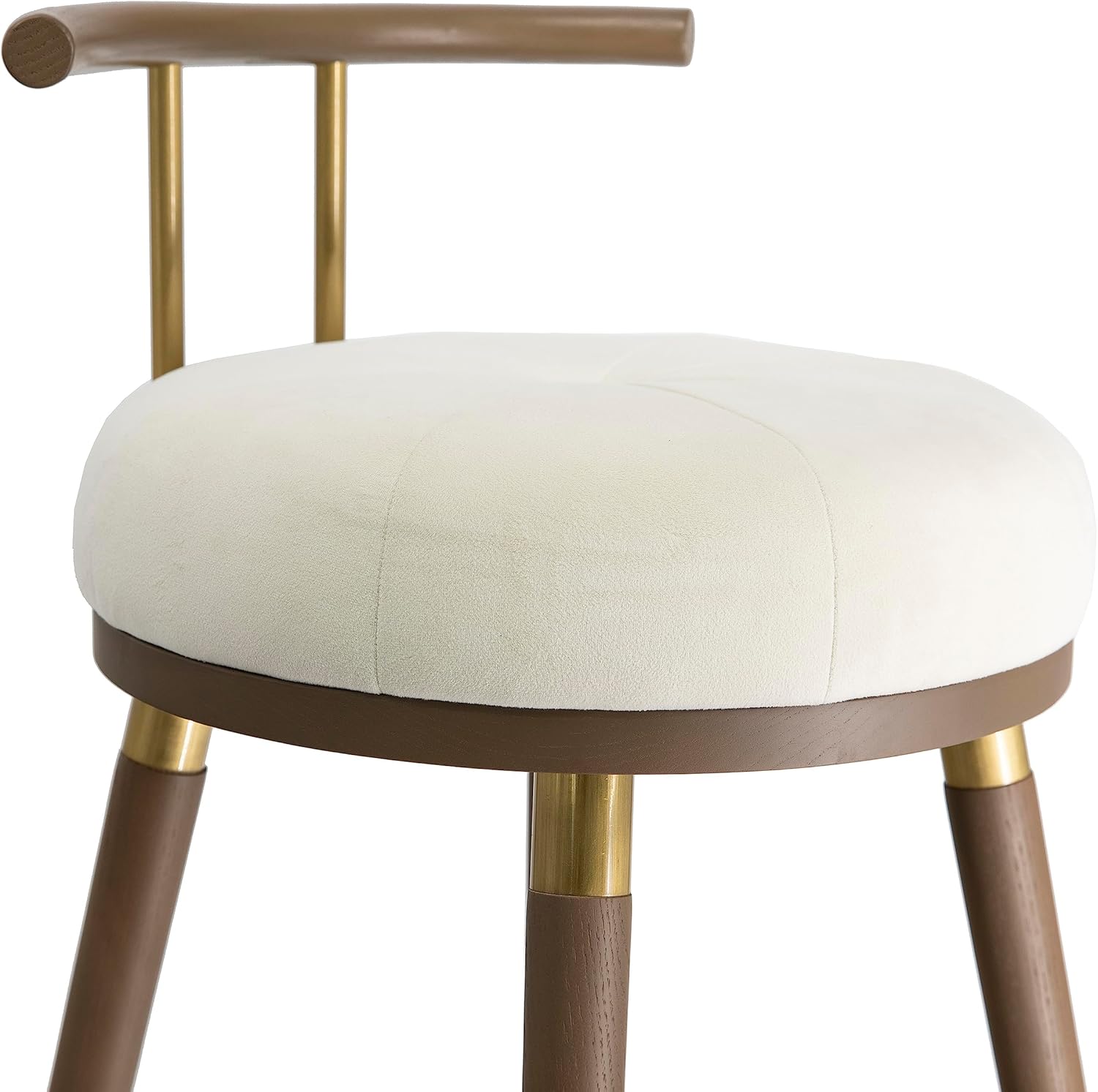 Tov Furniture Juniper Cream Velvet Counter Stool