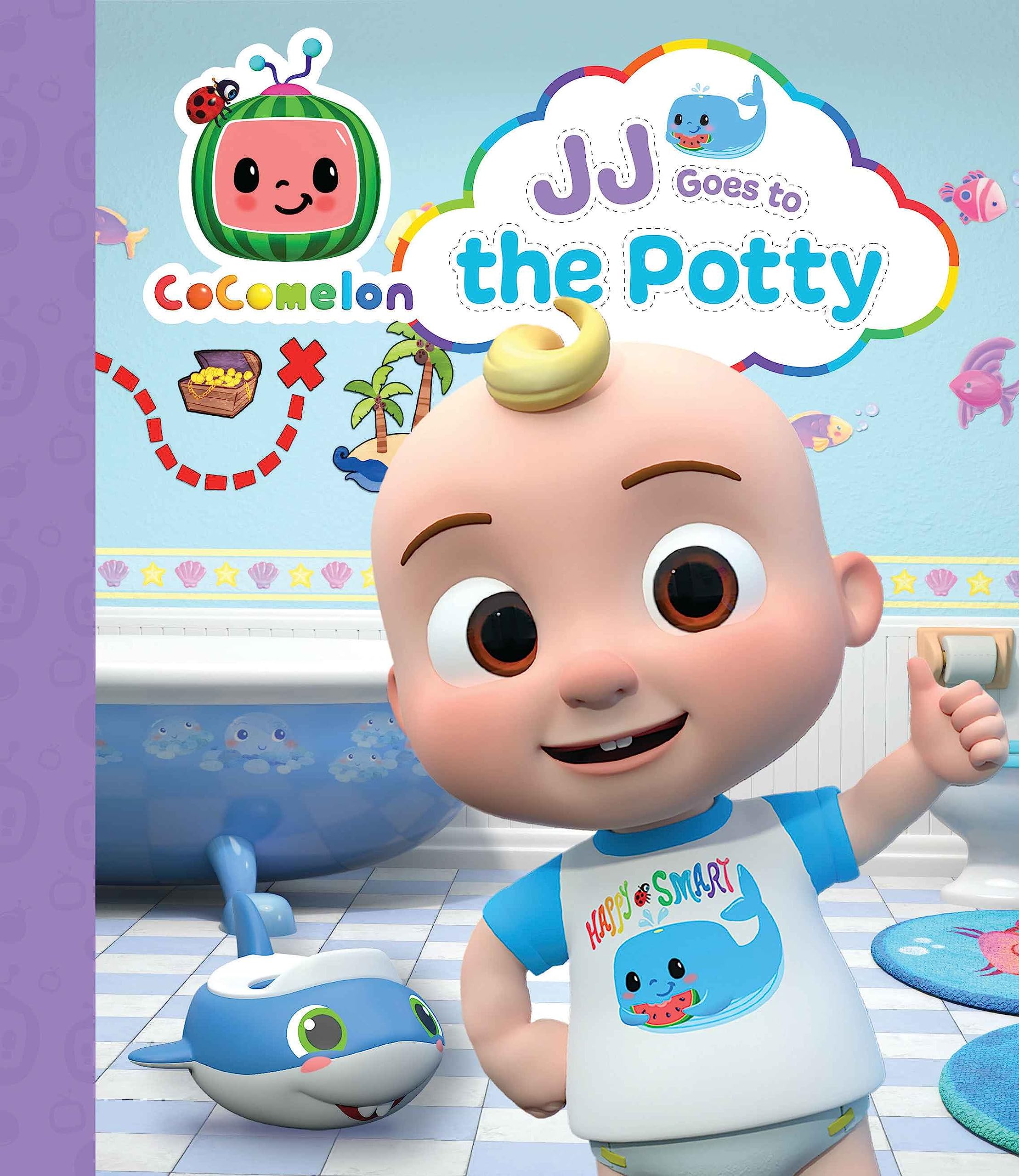 CoComelon - Cased Board Book - JJ Goes to the Potty Board book – 1 January 2021