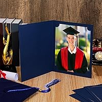 Vista 2 de Geyoga 120 Pcs Congratulations Certificate Holders Diploma Covers for Letter Size 8.5x11 Certificates, Cardstock, Document Papers for Graduation