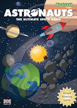 Wild Card Games Astronauts The Ultimate Space Game for Kids Teenagers and Adults as You Travel The Solar System Exploring Planets and Moons - Fun and Educational Astronomy Gift