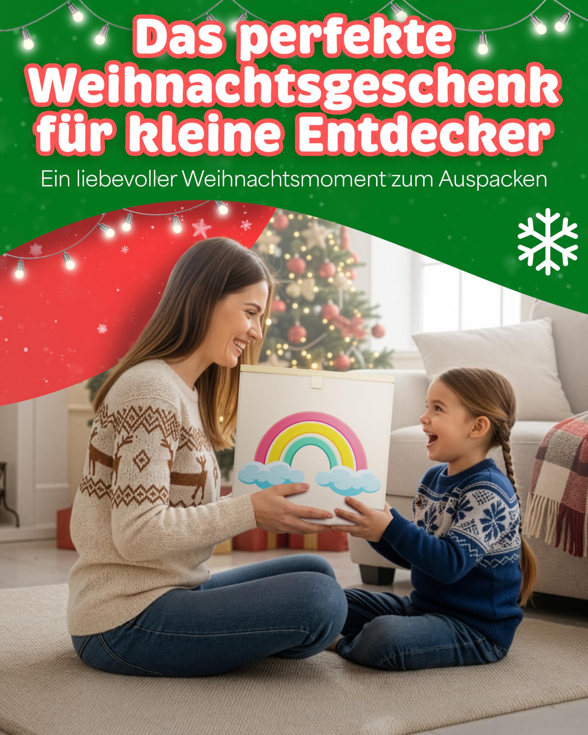 4er Set Aufbewahrungsboxen für Kinder - Passend für Kallax, Märchenmotive für Mädchen und Jungen, ideal für Spielzeug und Kinderzimmerregale