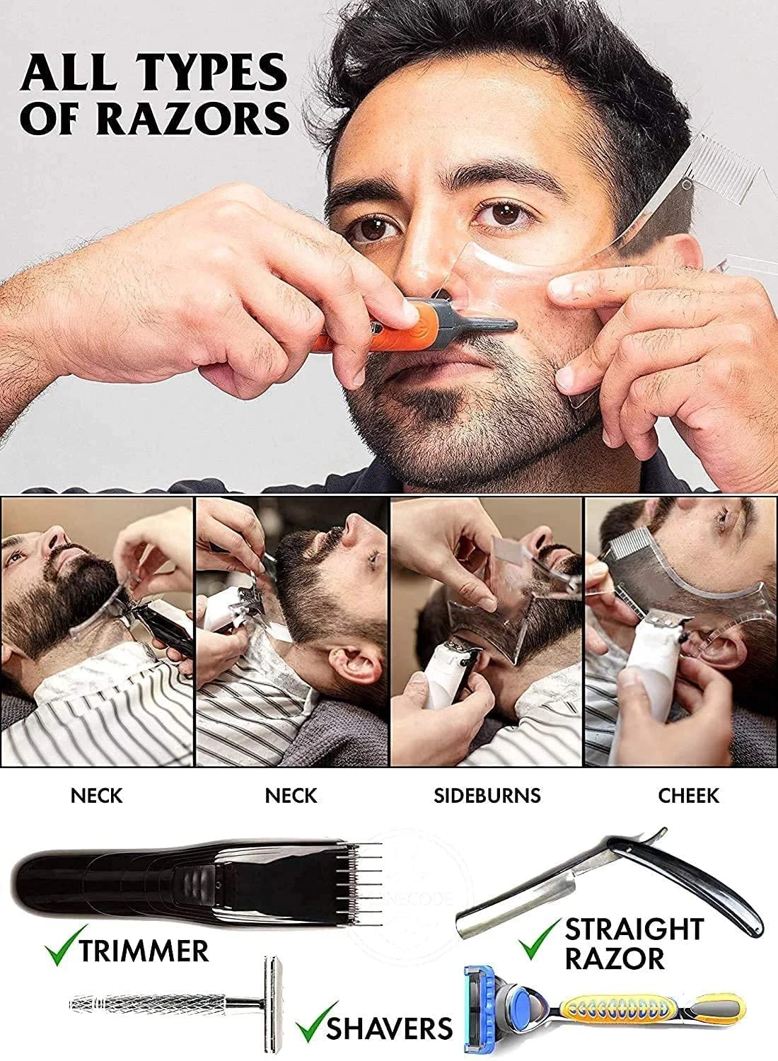 Mikebe Beard Lineup Tool - Perfect Shave Lines -3