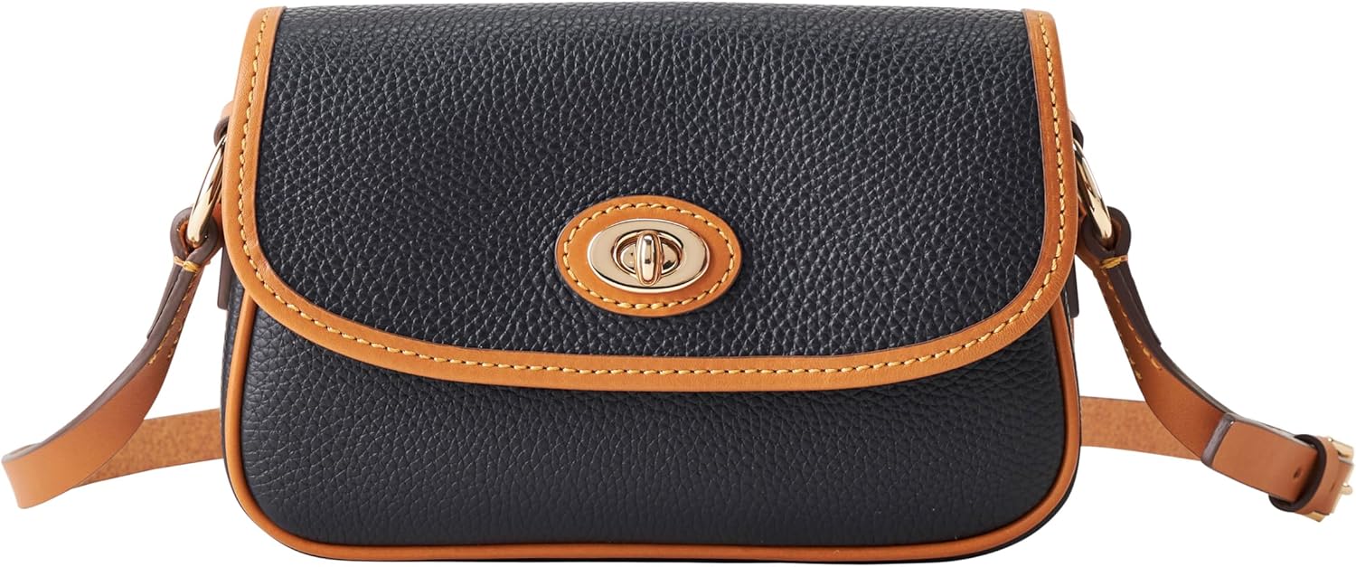 Dooney & Bourke Handbag, Pebble Grain Turnlock Crossbody 22