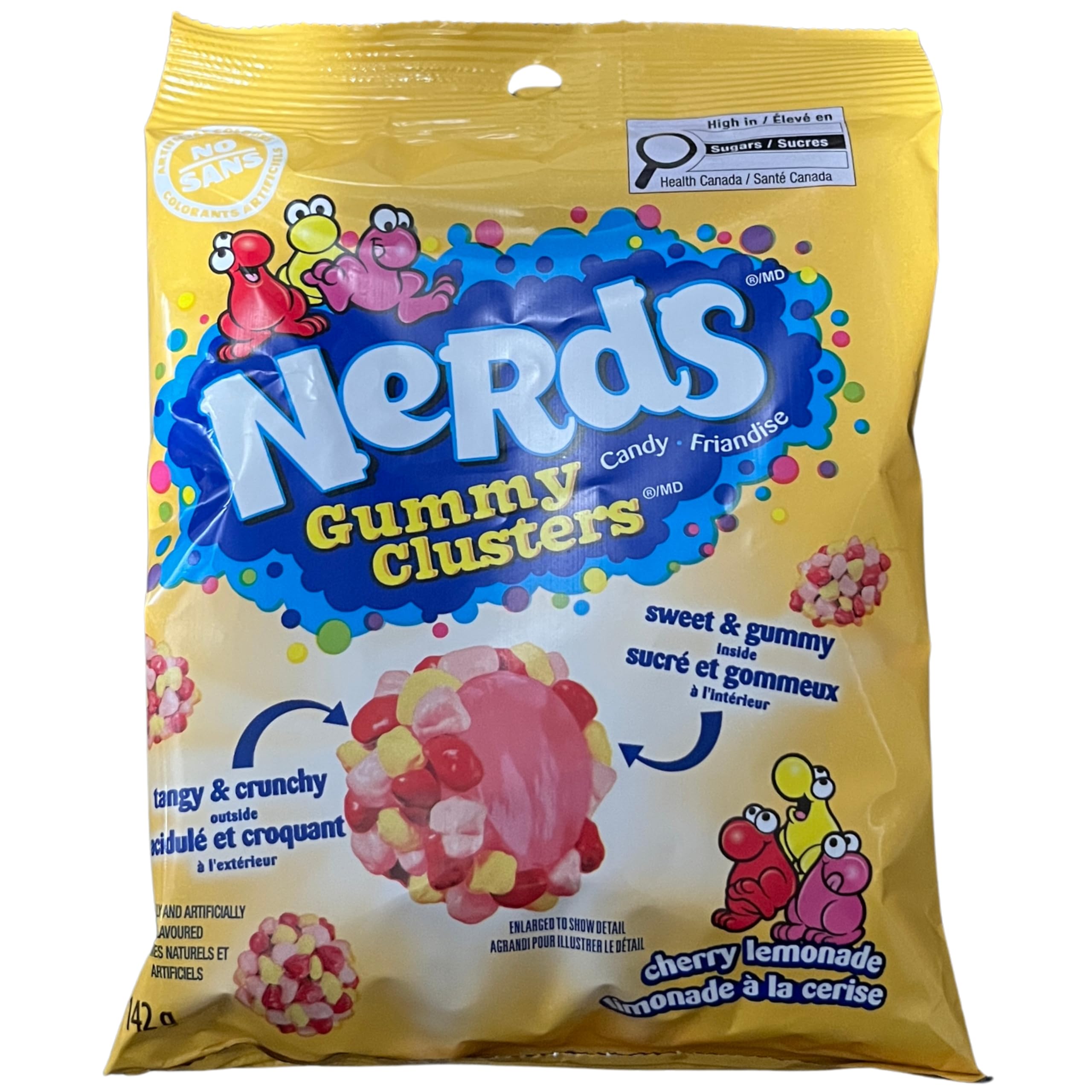 NERDS Cherry Lemonade Gummy Clusters Candy 142g Bag (Case of 10