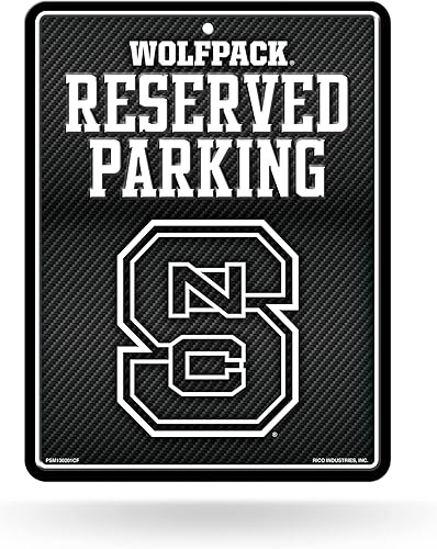 Vista 131 de Letrero de metal NCAA de 8.5 x 11 pulgadas, ideal para cueva de hombre, dormitorio, oficina, decoración del hogar Primario