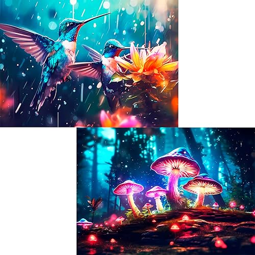 Edsjegn Paquete de 2 rompecabezas para adultos de 1000 piezas y más de 2000 piezas para adultos, rompecabezas para adultos, rompecabezas de Londres,