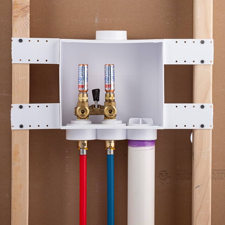 Amazon.com: Oatey 38941 Plastic Quadtro Washing Machine Box Face