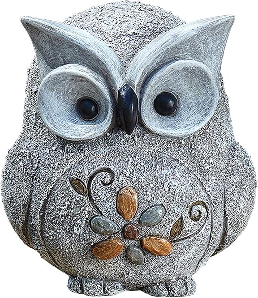 Pebble Owl Statue, Pudgy Pals Collection