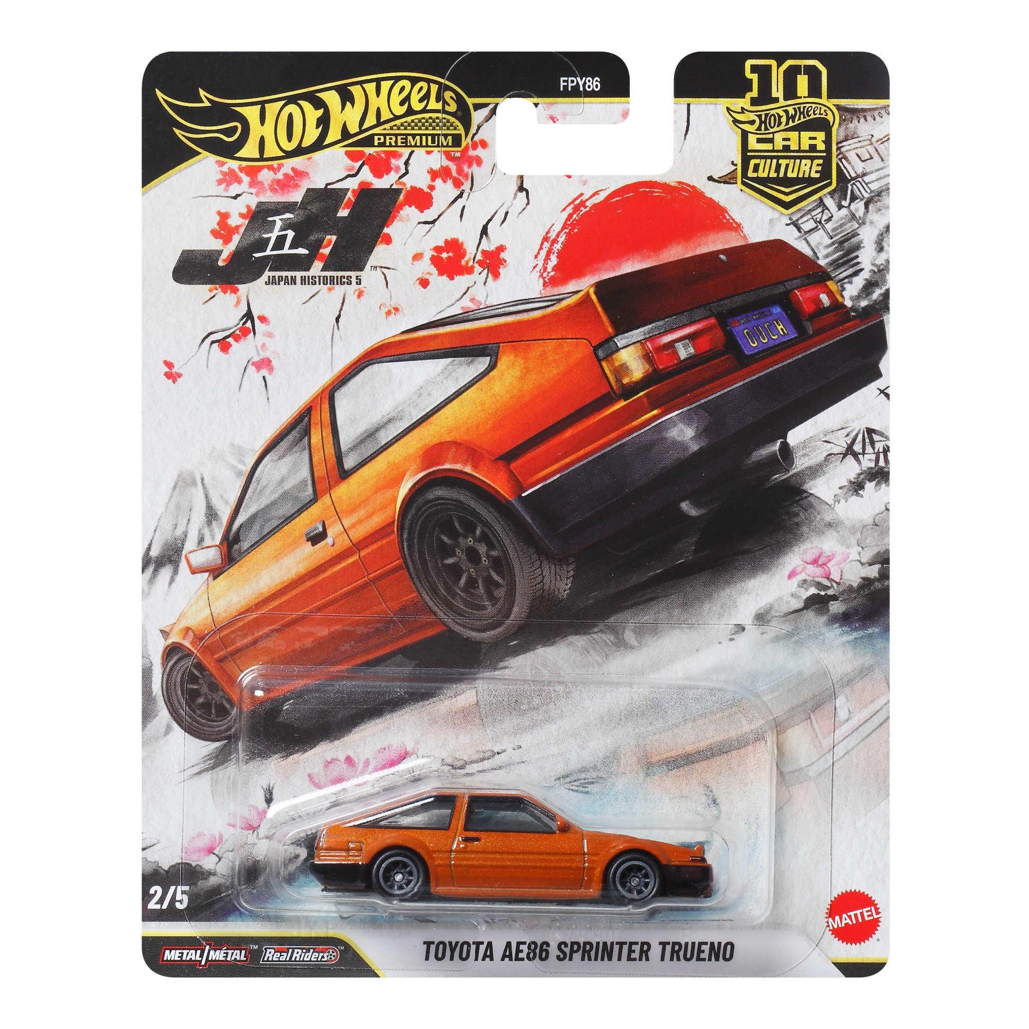 Hot Wheels Car Culture Premium Toyota AE86 Sprinter Trueno