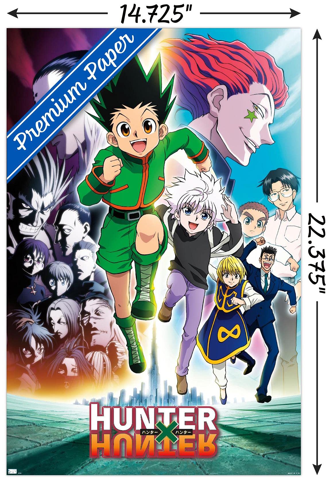 Amazon.com: Trends International Hunter X Hunter - Running Key Art