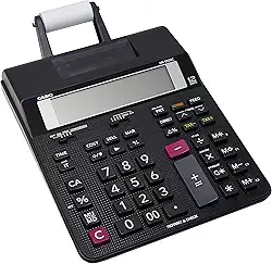 Calculadora com Impressora, 12 Dígitos, Casio, HR-150RC, Preto